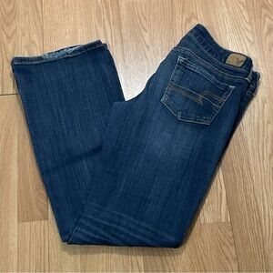 American Eagle Women’s Favorite Boyfriend Stretch Jeans 10 (32x33) Blue Bootcut